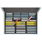 Eurobox 60 x 40 cm per locomotive e vagoni in scala N (12 scompartimenti).