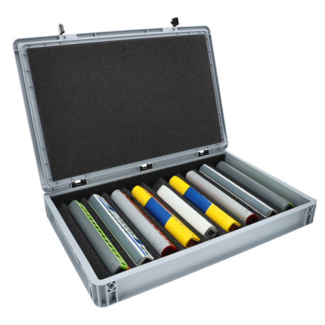 Eurobox 60 x 40 cm para locomotivas e vagões escala H0 (9 compartimentos).