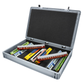 Eurobox 60 x 40 cm para locomotivas e vagões escala H0 (9 compartimentos).