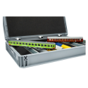 Eurobox 60 x 40 cm with zugliege for model railway H0 scale (9 Compartments).