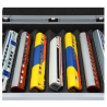 Eurobox 60 x 40 cm para locomotivas e vagões escala H0 (9 compartimentos).