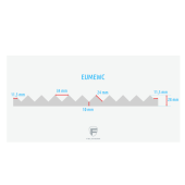 Eurobox 60 x 40 cm para locomotivas e vagões à escala N (10 compartimentos).