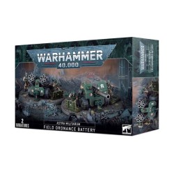 Astra Militarum: batteria di artiglieria campale.
