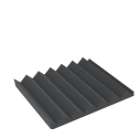 500 x 500 x 55 mm customizable zig-zag pattern foam tray for model railways H0/00 Gauge.