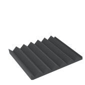 Bandeja de espuma de 500 x 500 x 55 mm, personalizável com padrão em ziguezague, para trens em escala H0 / 00.