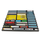 Bandeja de espuma de 500 x 500 x 30 mm, personalizável com padrão em ziguezague, para trens em escala N.