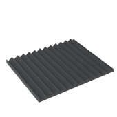 Bandeja de espuma de 500 x 500 x 30 mm, personalizável com padrão em ziguezague, para trens em escala N.