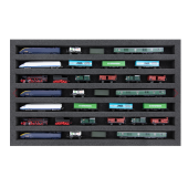 Foam inlay N Gauge horizontal (7 slots).