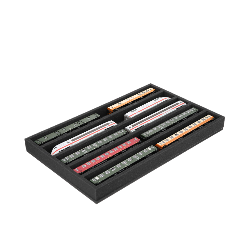 Foam inlay H0 Gauge horizontal (5 slots).