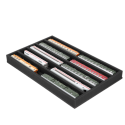 Foam inlay H0 Gauge horizontal (5 slots). Foam inlay H0 Gauge horizontal (5 slots).