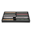 Foam inlay H0 Gauge horizontal (5 slots). Foam inlay H0 Gauge horizontal (5 slots).