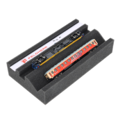 Suporte para locomotivas à escala N.