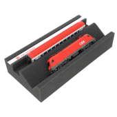 Berço Premium HO com banda magnética (360 mm).