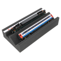 Premium Cradle Gauge HO with magnetic strip (360 mm). Premium Cradle Gauge HO with magnetic strip (360 mm).
