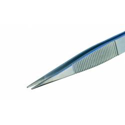Pinzetta professionale a denti dritti (120 mm).