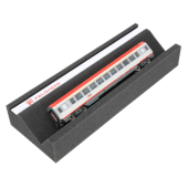 HO Locomotive Maintenance Cradle with Magnetic Strip (360 mm).
