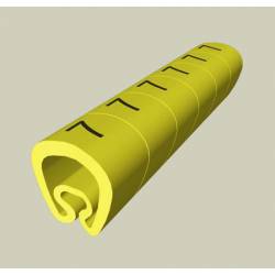 Cable markers, precut, ID-1 (x10)