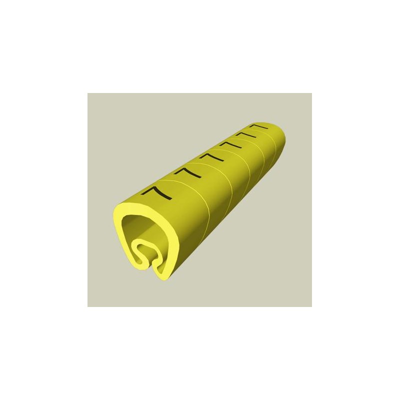 Señalizadores de cable precortados, ID-1 (x10).