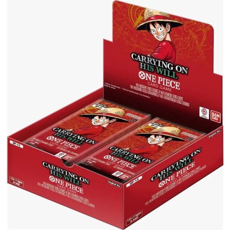 One piece: Carrying on his will booster box (OP13). Inglés.