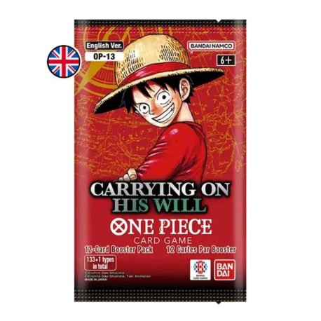 One piece: Carrying on his will booster (OP13). Englush.