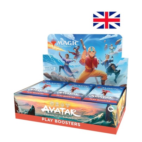 Magic The Gathering: Avatar: O Último Airbender. Jogar Booster Display (30 saquetas) Inglês.