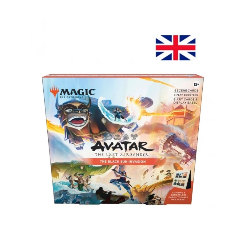 Magic The Gathering: Avatar: The Last Airbender Scene Box A Invasão do Sol Negro. Inglês.