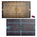 Tomb Kings Pitch: Double-sided Pitch and Dugouts Set.