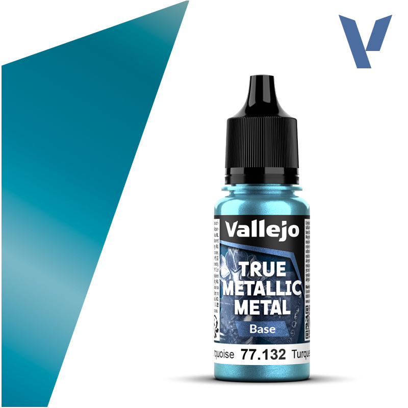 VALLEJO 77132 Hydra turquoise 18 ml (Base), Peintures et matriaux -  Peinture - Peinture acrylique - Mtal mtallis vritable | VALLEJO | El  Taller del Modelista