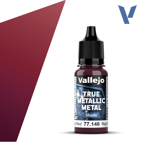 Rouge rubis 18 ml (Teinte).