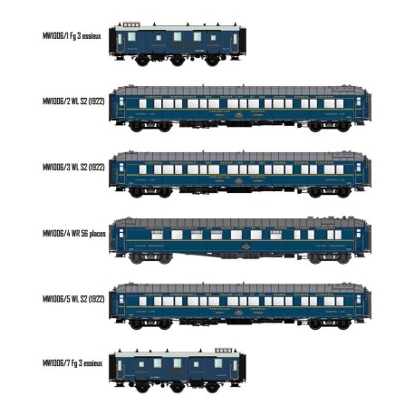 CIWL Wagenset "Bombay Express" (1933).