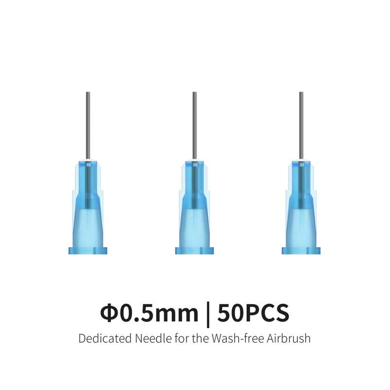 Ago da 0,5 mm per aerografo autopulente (50 pezzi). Ago da 0,5 mm per aerografo autopulente (50 pezzi).