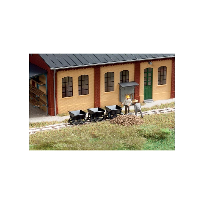 Narrow gauge tipper wagons. AUHAGEN 41702