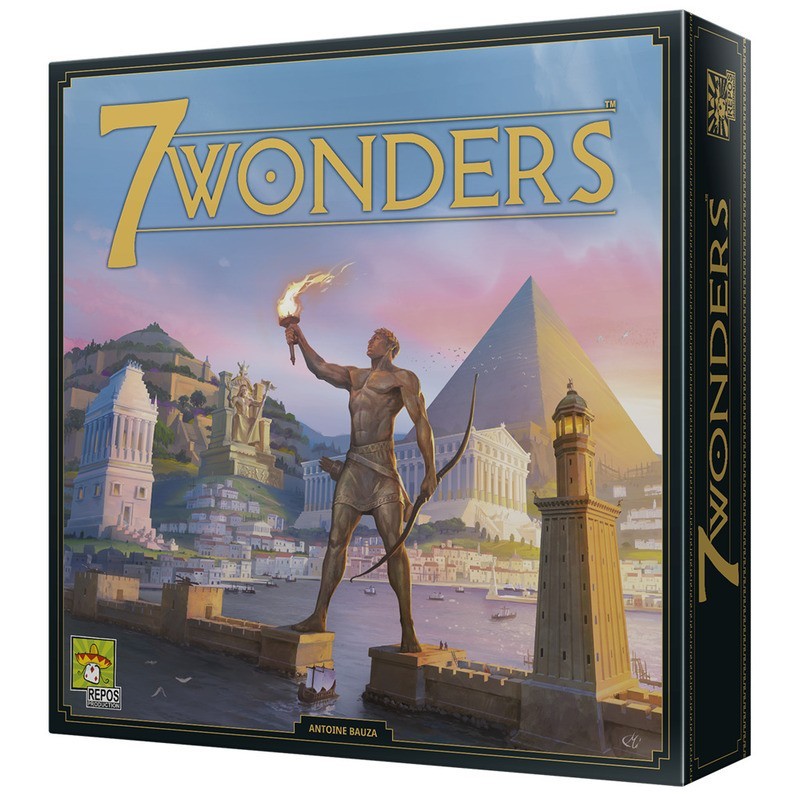 7 Wonders, jogo de tabuleiro com mais de 30 prêmios internacionais.