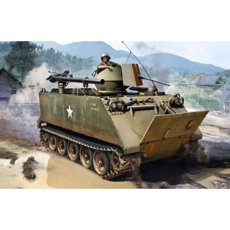 M113 ACAV mit 106mm rückstoßfreiem Gewehr.