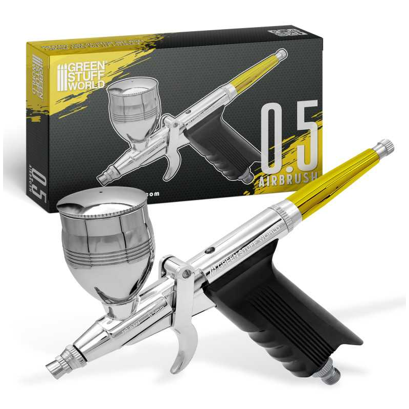 Pistolet aérographe double action 0.5. Pistolet aérographe double action 0.5.