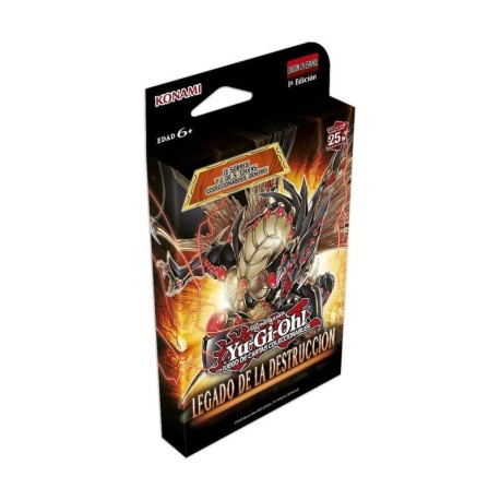 YUGIOH: Blister legado de la destrucción. Español.