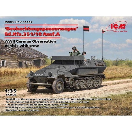 Sd.Kfz.251/18 Ausf.A con equipaggio.