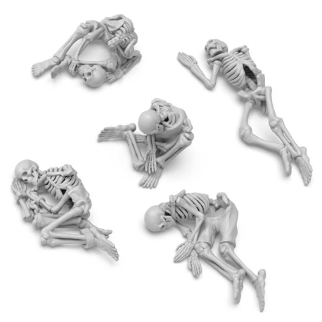 Squelettes humains 1:35.