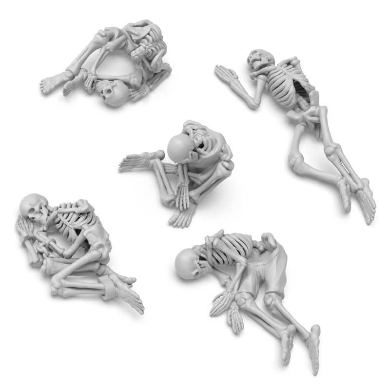 Esqueletos humanos 1:35.