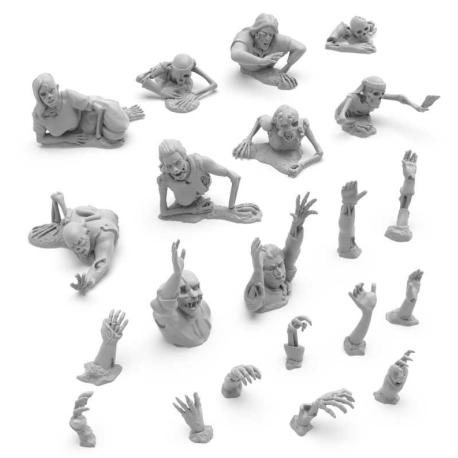 Wiederbelebte Zombies 1:35.