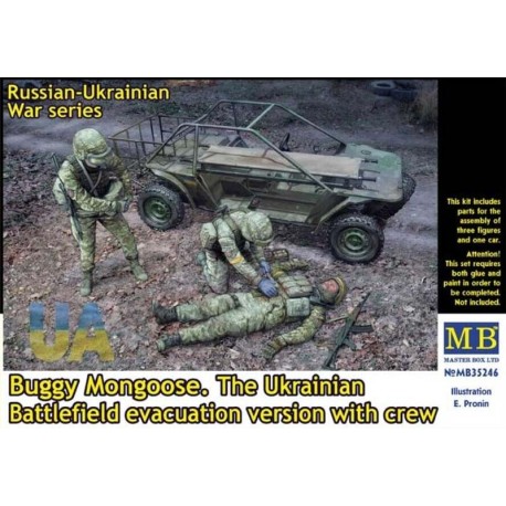 Buggy Mongoose. The Ukrainian Battlefield evacuation version with crew.
