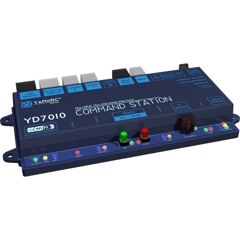 Painel de controlo digital DCC com WIFI.