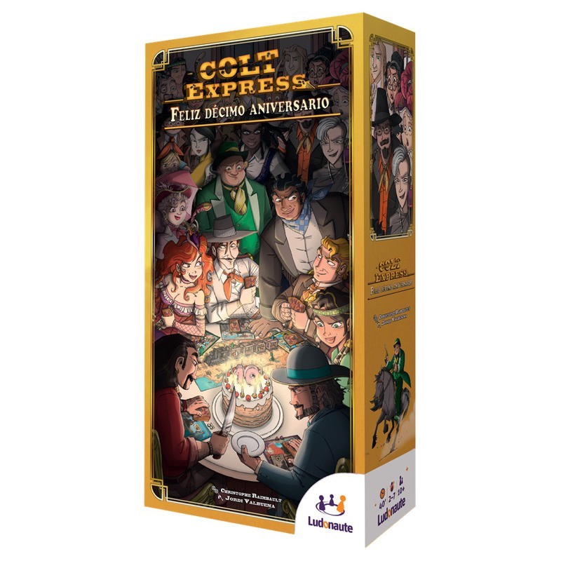 Asmodee Colt Express - Big Box (Tedesco) - Gioco Da Tavolo Per 2-9 Giocatori - Include Espansioni: Posta, Cavalli, Maresciallo E Prigionieri