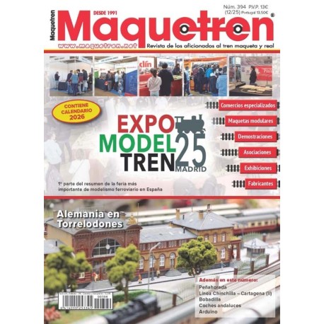 Revista MAQUETREN, N 394.