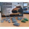 Sherman Solitaire: set of 18 miniatures.