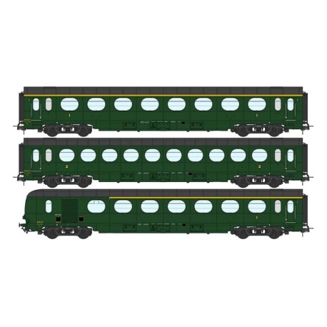 Set de coches ligeros, SNCF.