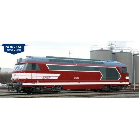 Locomotiva diesel 67613 "Capitole", SNCF. Som.