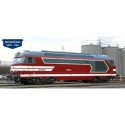Diesel locomotive BB 67613 "Capitole", SNCF. Sound.