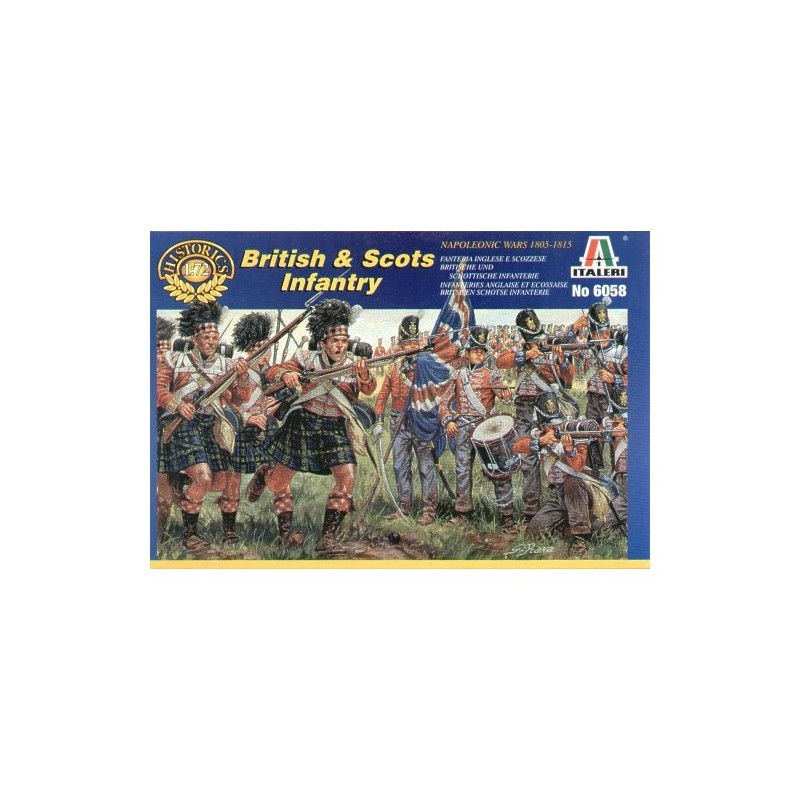 Infantería británica y escocesa. ITALERI 6058