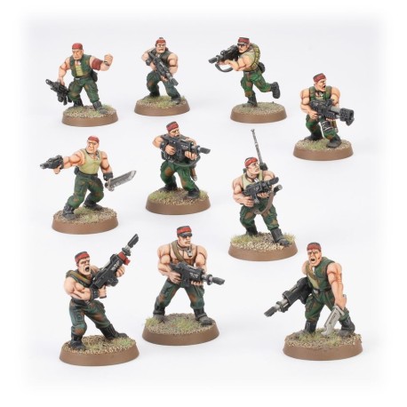 Astra Militarium: tropas da selva Catachan.